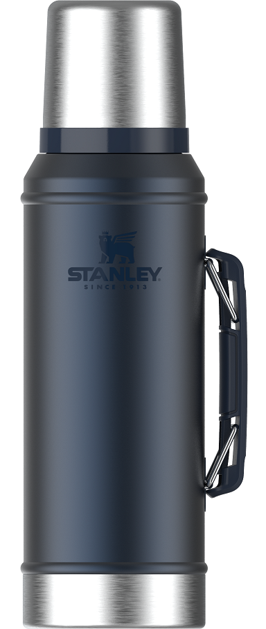 Garrafa Term. Stanley Classic Alça Azul 946ml